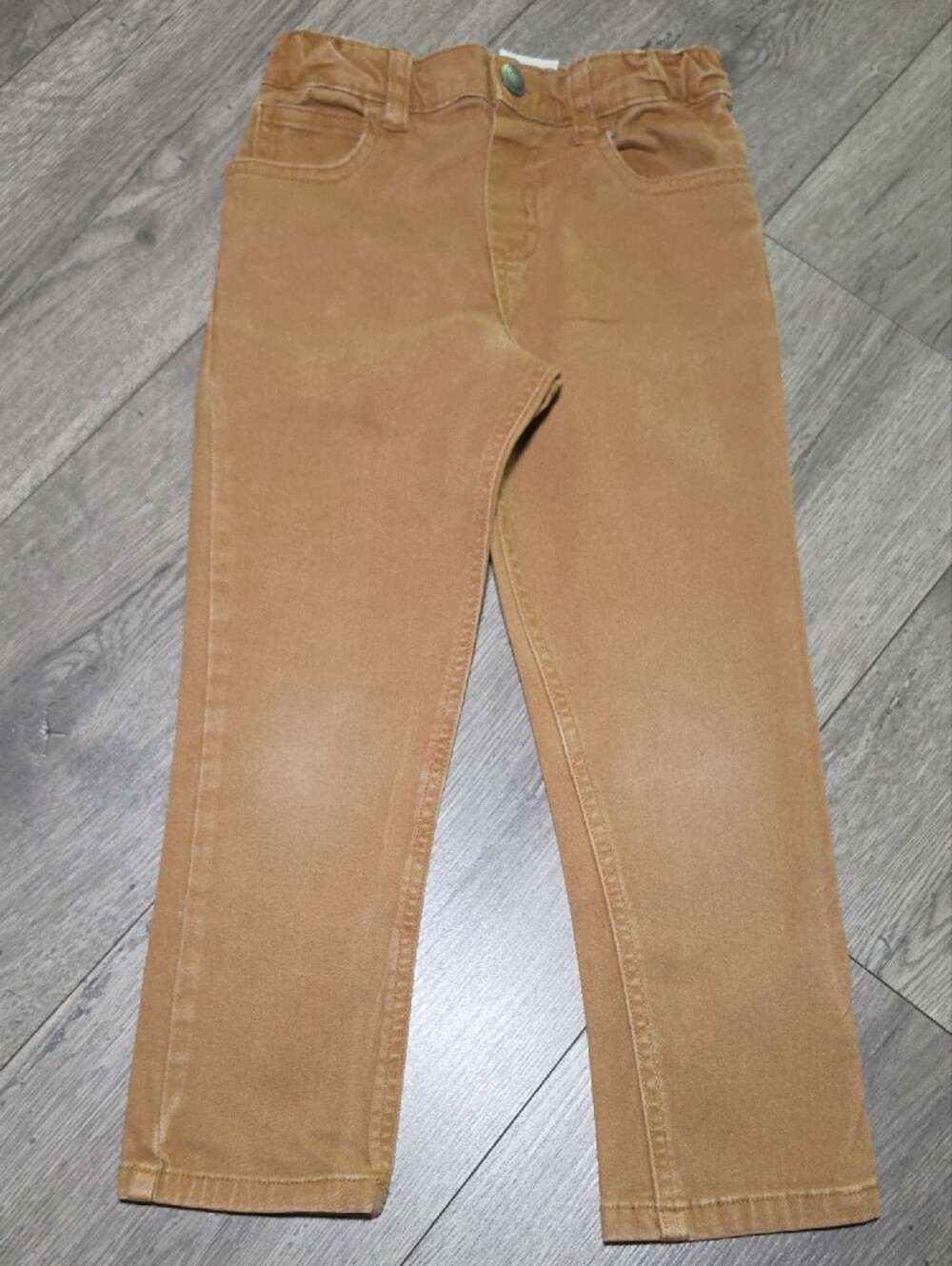 3/$6 Casual Camel/Tan Slim Pants Size 5T